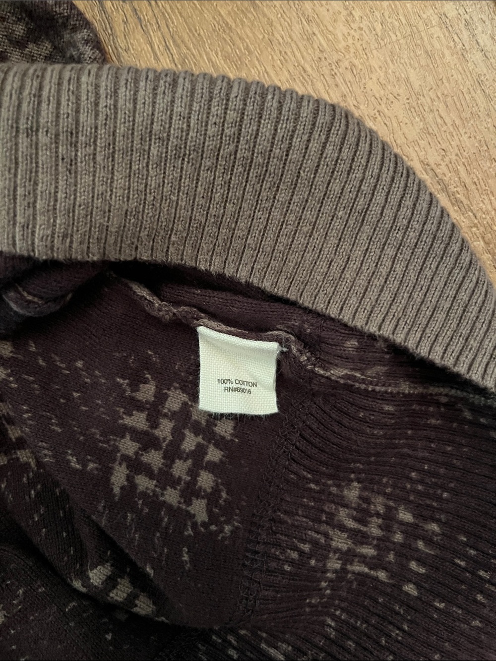 Ruff Hewn Hooded Patterned Pullover - Picture 6 of 7